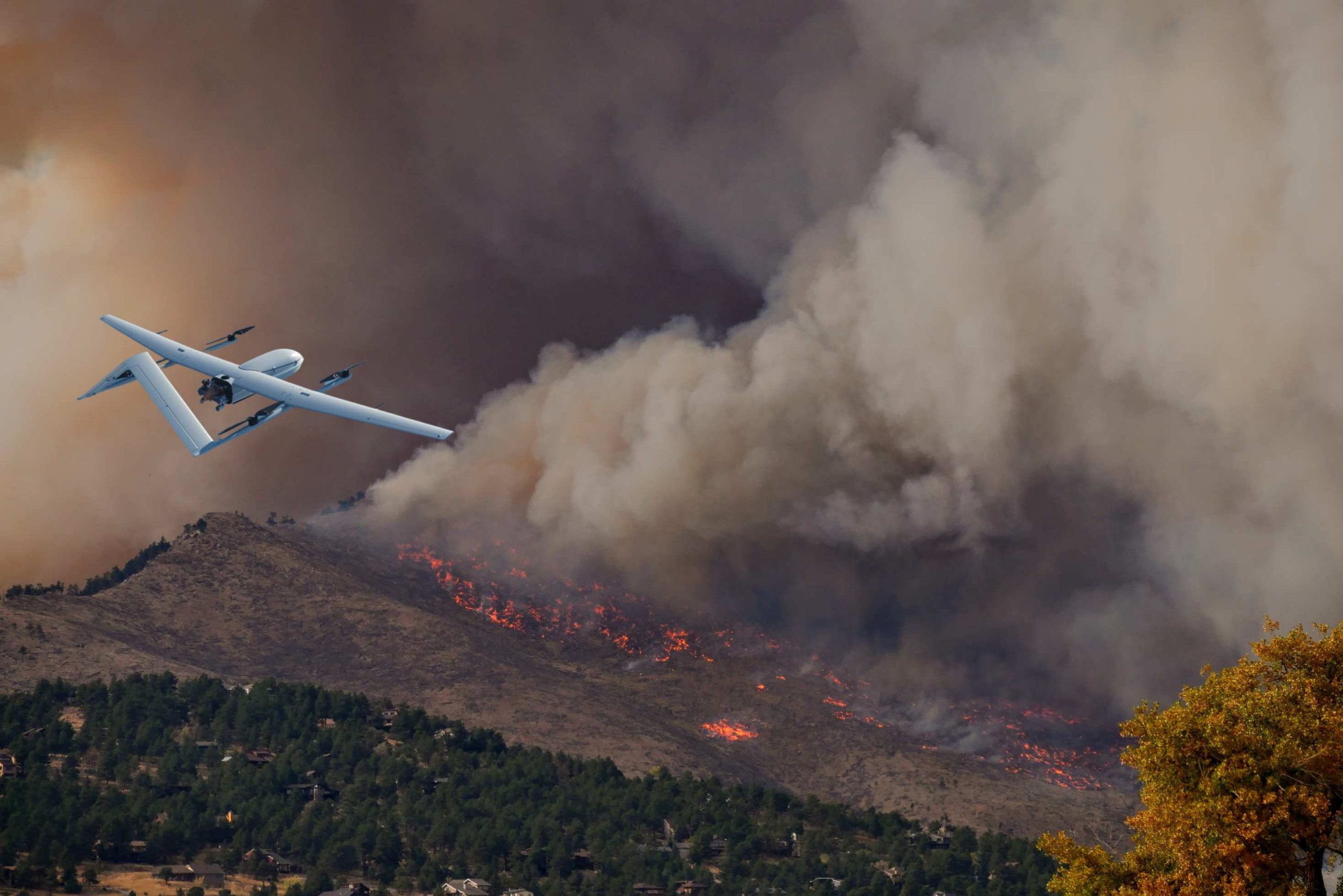 Drones in Fire Fighting